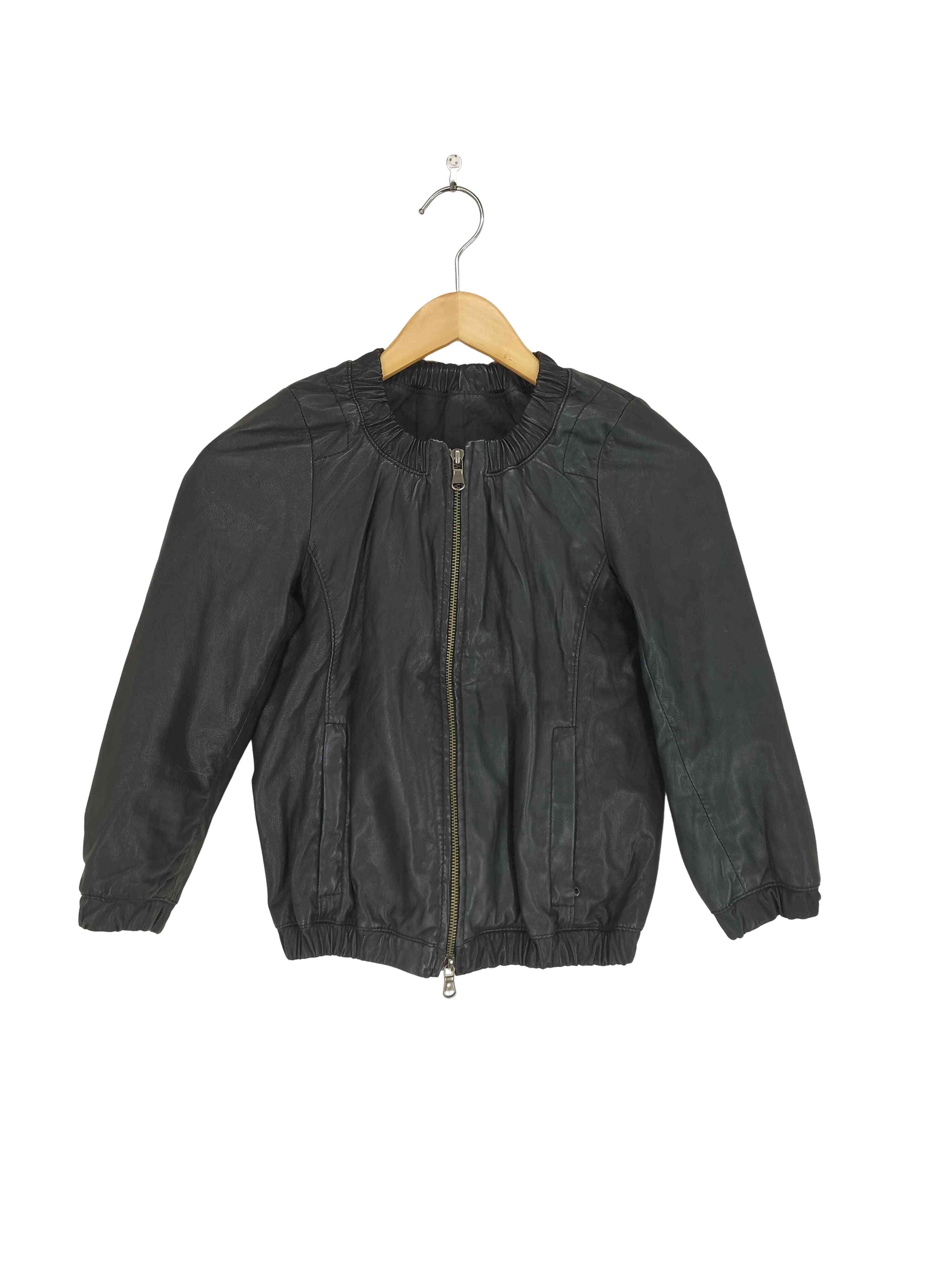 USED古着(ユーズドフルギ) {{Lotta Love}} lamb leather ラムレザーダブルジップノーカラージャケット レディース F【中古】【ブランド