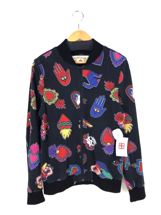 JOYRICH(ジョイリッチ) 総柄ジップアップブルゾン レディース import：M