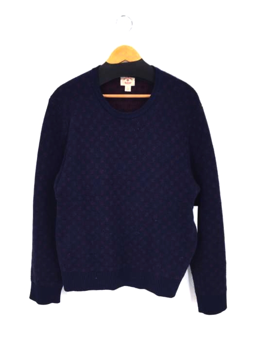 BROOKS BROTHERS REDFLEECE(ブルックスブラザーズレッドフリース) 総柄ウールニット メンズ import：L