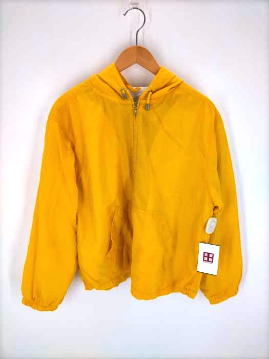 エディーバウアー Eddie Bauer 90～00S 白タグ バックサーマルフーデッドナイロンジャケット レディース JPN：M