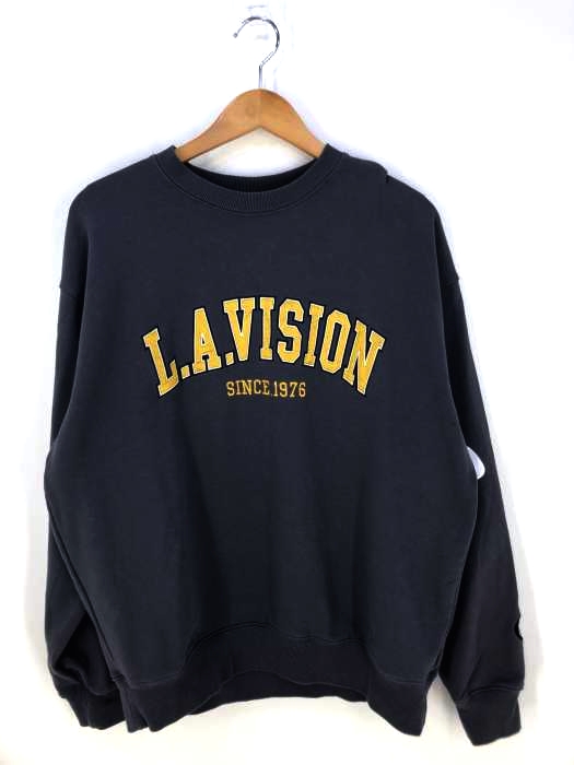 VISION STREET WEAR(ヴィジョンストリートウェア) ワッペン 刺繍 トレーナー メンズ JPN：M