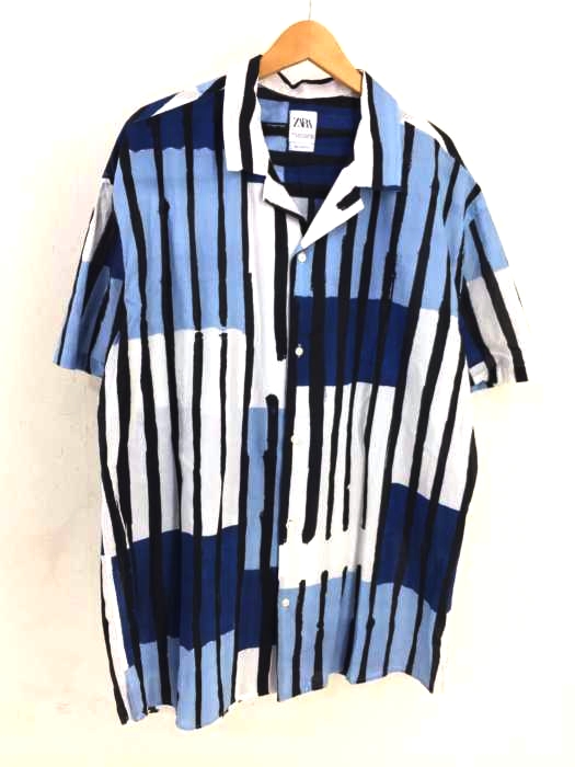 ZARA(ザラ) 総柄オープンカラーシャツ メンズ JPN：XL