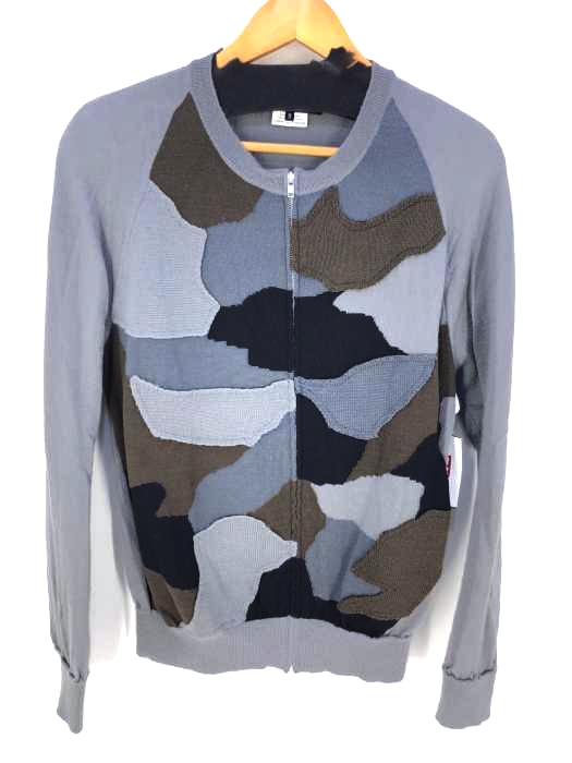 COMME des GARCONS HOMME DEUX(コムデギャルソンオムドゥ) ジップアップウールカーディガン メンズ JPN：M