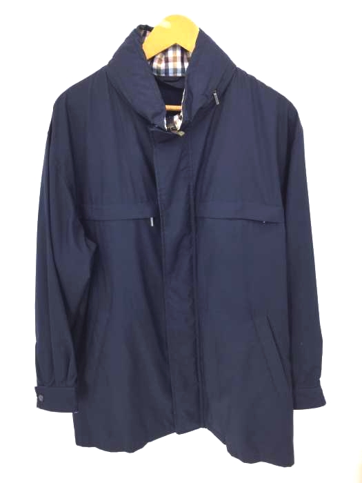 AQUASCUTUM(アクアスキュータム) 比翼ナイロンジャケット メンズ JPN：L
