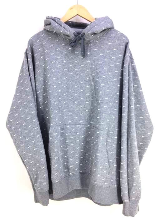 NIKE(ナイキ) フリース スウッシュ AOP プルオーバーフーディ メンズ  XL