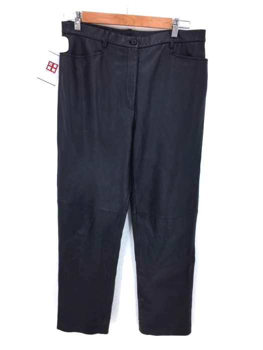 JONES NEW YORK(ジョーンズニューヨーク) レザーストレートダブルニーパンツ メンズ  12