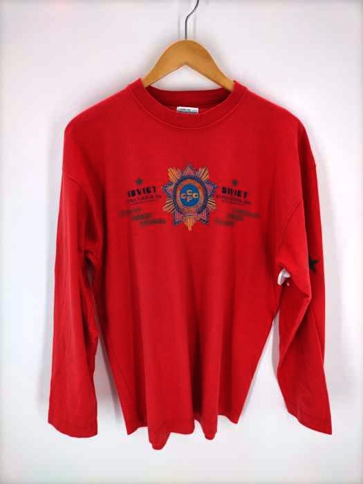 USED古着(ユーズドフルギ) SOVIET プリントロングスリーブカットソー メンズ 表記無
