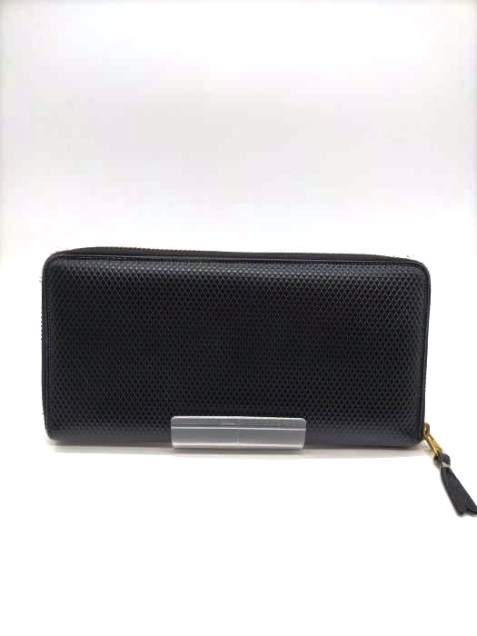 COMME des GARCONS(コムデギャルソン) LUXURY GROUP WALLET ダイヤモンドエンボスレザーウォレット メンズ 表記無