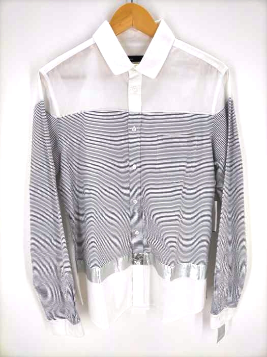 08sircus(ゼロエイトサーカス) 16SS ストライプデザインシャツ メンズ JPN：50