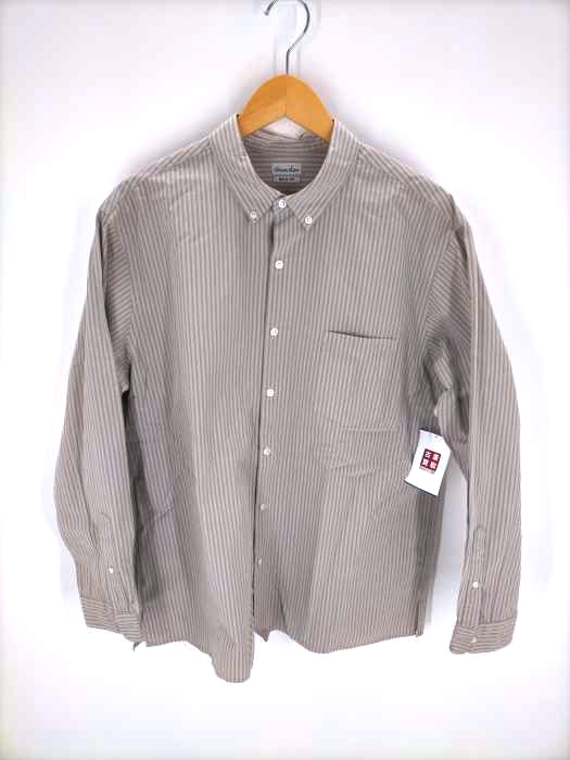 Steven Alan(スティーブンアラン) 80/2 PPLN CHECK SINGLE NEEDLE SHIRT-BOLD FIT メンズ JPN：L