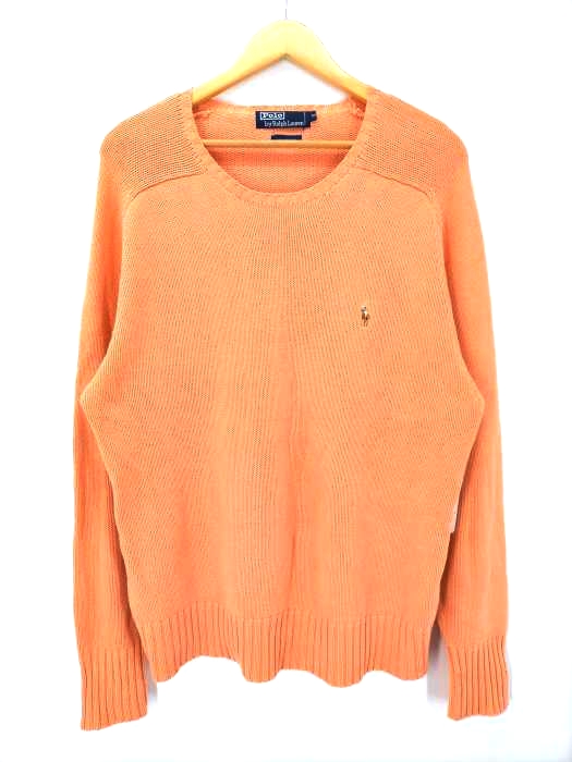 Polo by RALPH LAUREN(ポロバイラルフローレン) ポニー刺しゅう コットンニット メンズ import：M