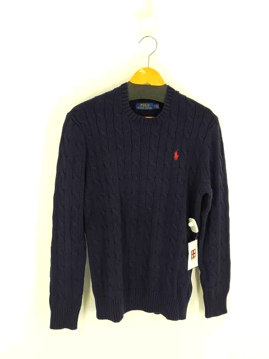 POLO RALPH LAUREN(ポロラルフローレン) ケーブル編み クルーネックニット メンズ JPN：S