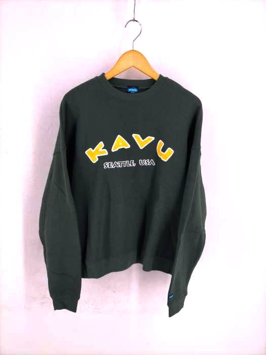 KAVU(カブー) フロントロゴ刺繍スウェット メンズ JPN：M