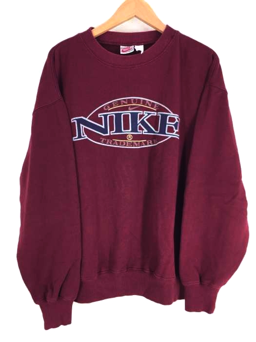 ナイキ NIKE 90s 銀タグフロントプリントトレーナー メンズ  L