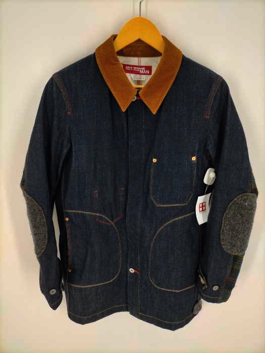 ジュンヤワタナベコムデギャルソンマン JUNYA WATANABE COMME des GARCONS MAN AD2012 カバーオールジャケット メンズ JPN：S