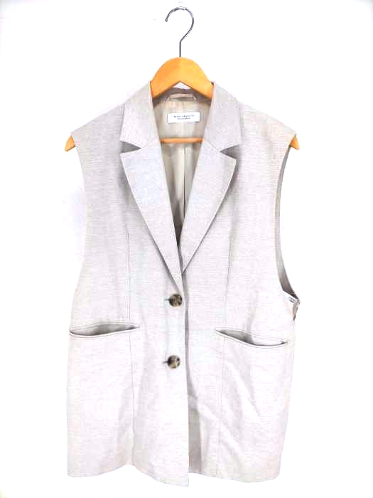 ビューティーアンドユースユナイテッドアローズ BEAUTY & YOUTH UNITED ARROWS シャークスキンベスト レディース  S