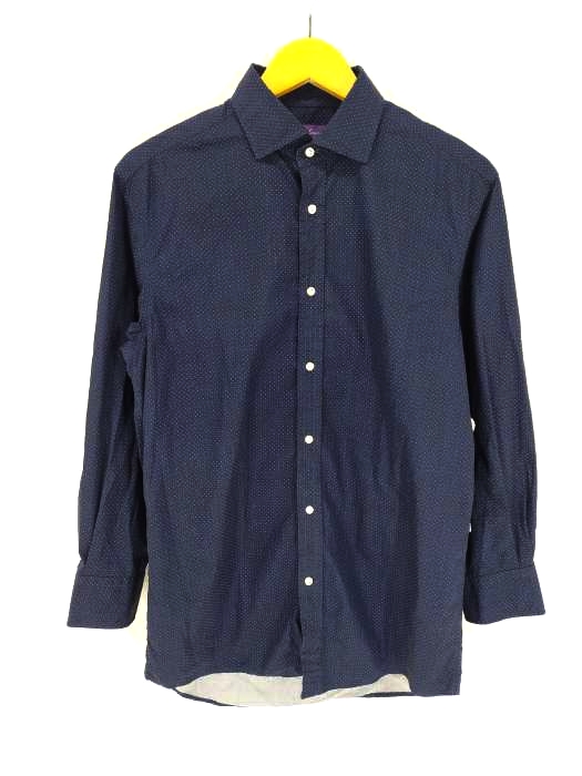 ラルフローレンパープルレーベル RALPH LAUREN PURPLE LABEL ドット柄ボタンシャツ メンズ  15.5