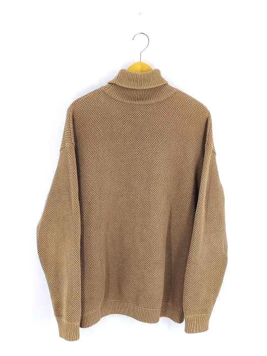 クレプスキュール crepuscule MOSS STITCH TURTLE NECK メンズ  2
