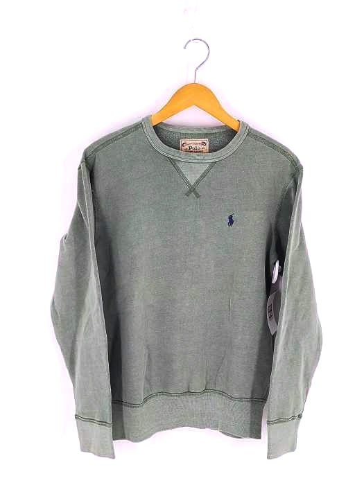 ポロラルフローレン POLO RALPH LAUREN 前Vオーバーダイスウェット メンズ import：XS