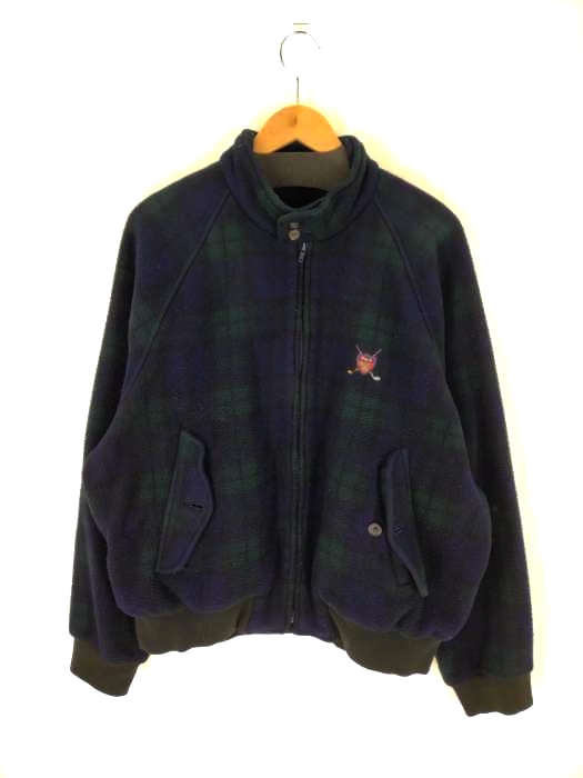 ポロゴルフラルフローレン POLO GOLF RALPH LAUREN ブラックウォッチ フリースブルゾン メンズ JPN：XL