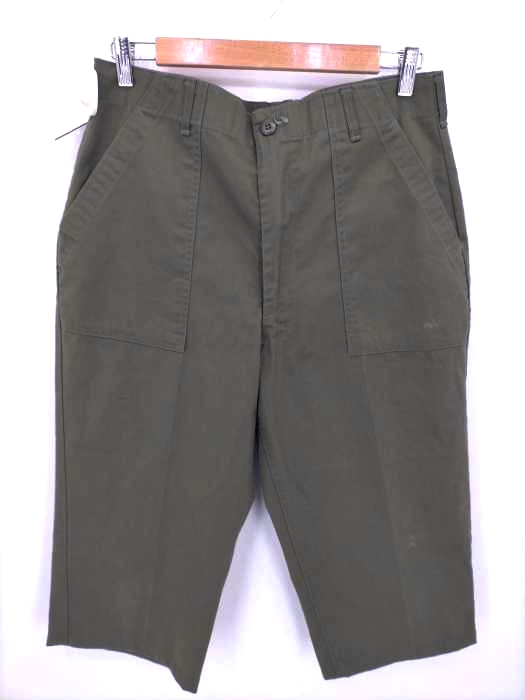 ユーエスアーミー US ARMY 78年 TROUSERS MANS UTILITY POLY COTTON DURABLE PRESS OG507 ベイカーパンツ メンズ  34