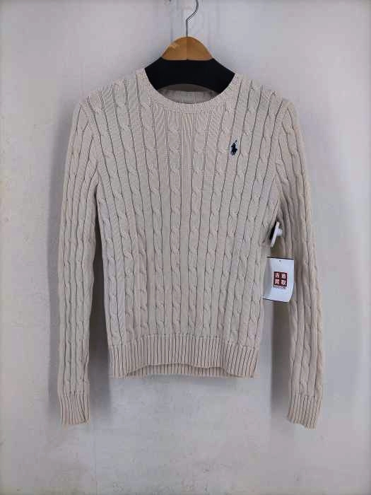 ポロラルフローレン POLO RALPH LAUREN コットンケーブルニット レディース JPN：S