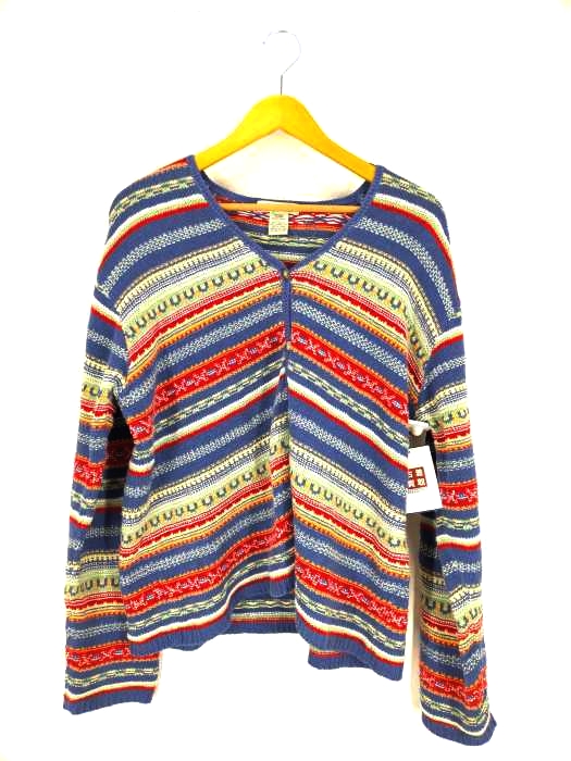 エディーバウアー Eddie Bauer 90s ノルディックカーディガン レディース JPN：L