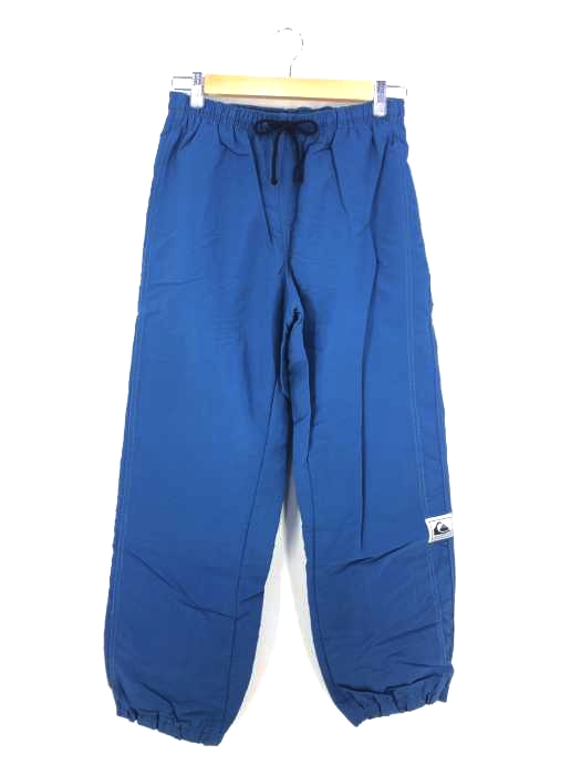 クイックシルバー Quiksilver 裏地チェックロゴワッペンイージーパンツ メンズ  M