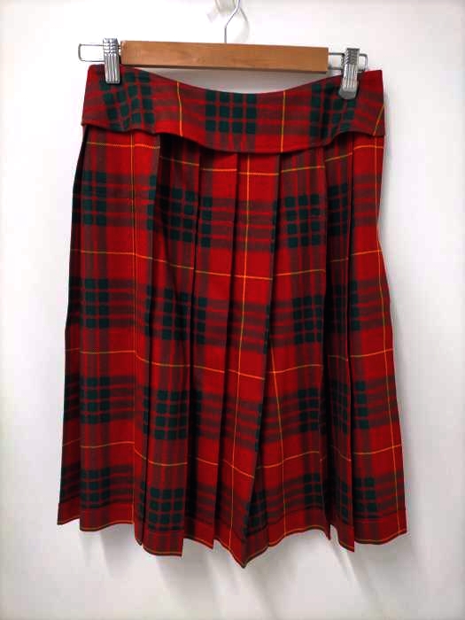 コムデギャルソンコムデギャルソン COMME des GARCONS COMME des GARCONS AD2010 10AW タータンチェックアコーディオンスカート レディース JPN：XS