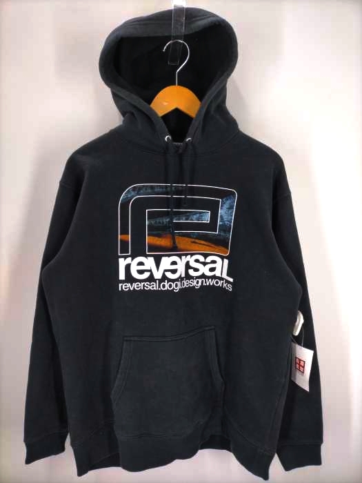 リバーサル REVERSAL プリント プルオーバーパーカー  メンズ JPN：XL