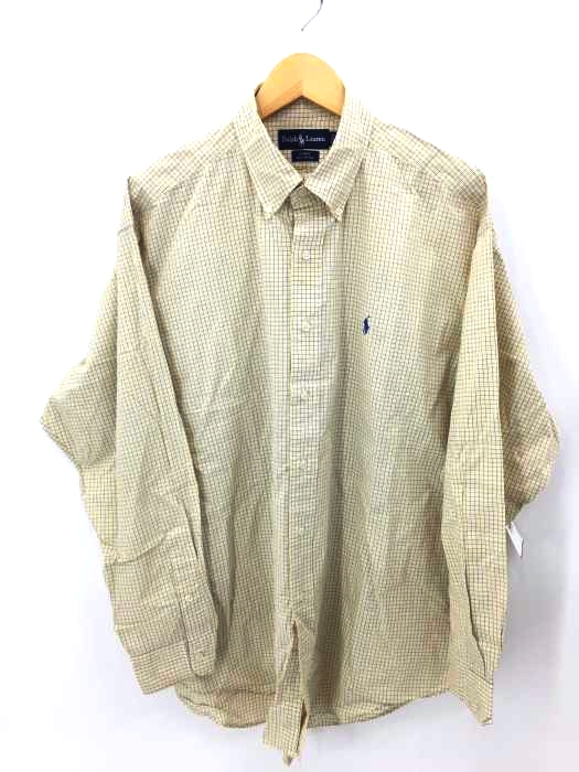RALPH LAUREN(ラルフローレン) BLAKE ポニー刺繍 チェックBDシャツ メンズ import:XL
