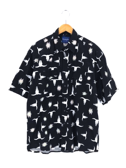 Wrangler(ラングラー) 90s WESTERN SHIRTS スナップボタン 総柄ウエスタンシャツ メンズ import：L