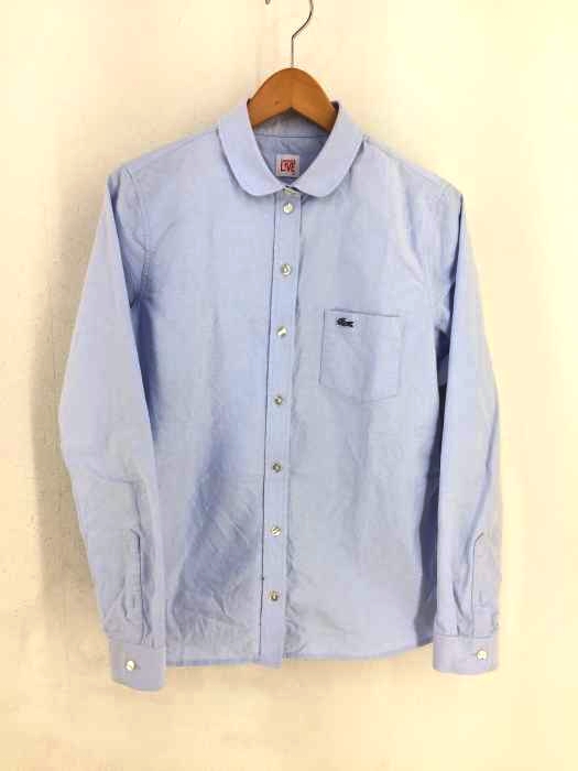 Lacoste Live(ラコステライブ) 丸襟 オックスフォードシャツ レディース JPN：M