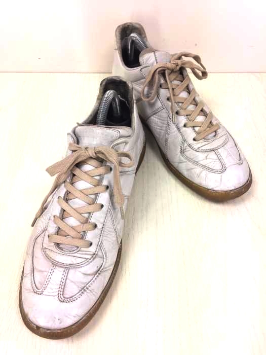 Maison Margiela(メゾンマルジェラ) lambskin and calf-split ジャーマントレーナー メンズ  表記無