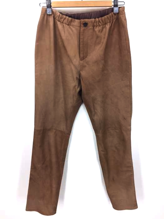 Haat ISSEY MIYAKE(ハート イッセイミヤケ) ゴートレザーパンツ レディース JPN：3