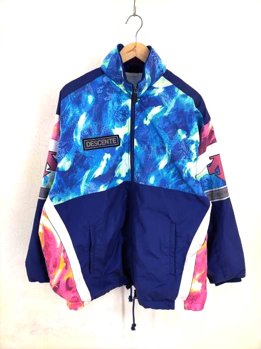 descente(デサント) 80～90s サイケ柄ナイロンブルゾン メンズ JPN：M
