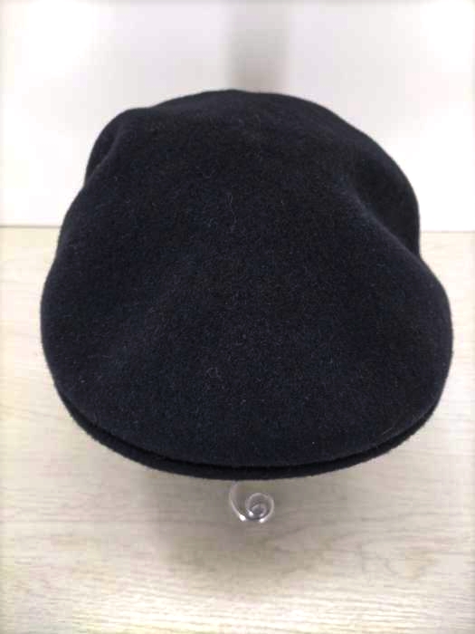 KANGOL(カンゴール) ロゴ刺繍ウールベレー帽 メンズ L