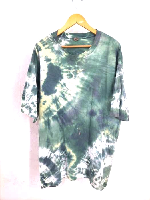 USED古着(ユーズドフルギ) USA製 タイダイ染め オーバーサイTシャツ メンズ JPN：XL
