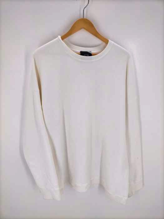 ATON(エイトン) suvin garment dye crewneck pullover メンズ  6