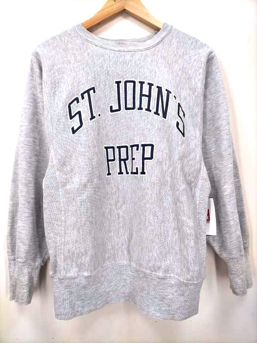 Champion(チャンピオン) 90s 刺繍タグ リバースウィーブ ラガー USA製 st.johns prep メンズ JPN：M