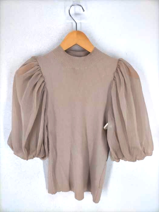 snidel(スナイデル) 20SS シアースリーブニットトップス レディース  ONE