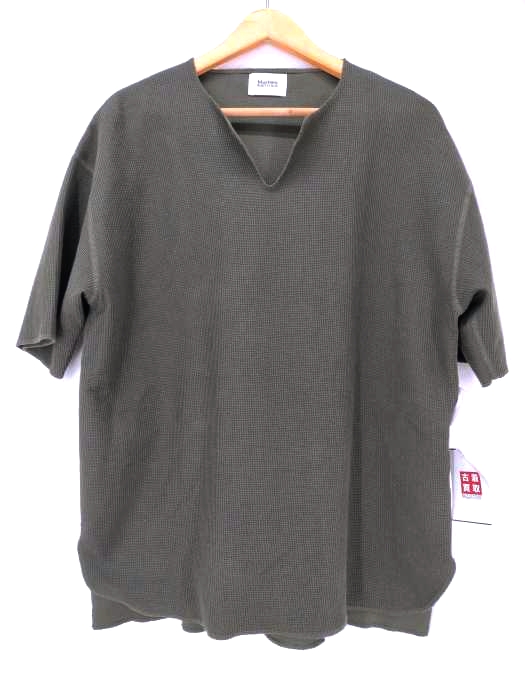 BLURHMS(ブラームス) 19SS Rought & Smooth Thermal Over Neck Tee メンズ JPN：2