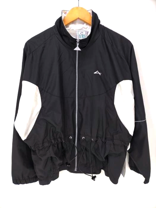 USED古着(ユーズドフルギ) ACTRA ロゴ刺しゅう ジップアップジャケット メンズ import：M