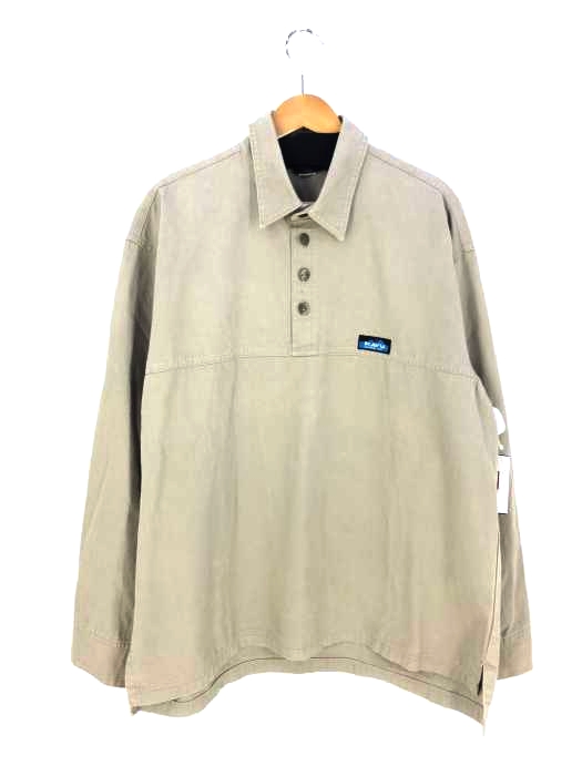 KAVU(カブー) ハーフボタンプルオーバーシャツ メンズ  L