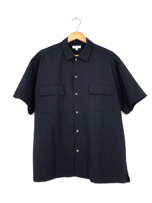 BEAUTY & YOUTH UNITED ARROWS(ビューティーアンドユースユナイテッドアローズ) ウーステッド ワイドフォルム ショートスリーブ シャツ メンズ JPN：L