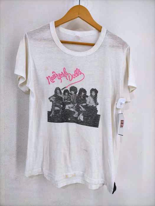 USED古着(ユーズドフルギ) MR BRIEF 80S シングル袖 NEW YORK DOLLS メンズ 表記無