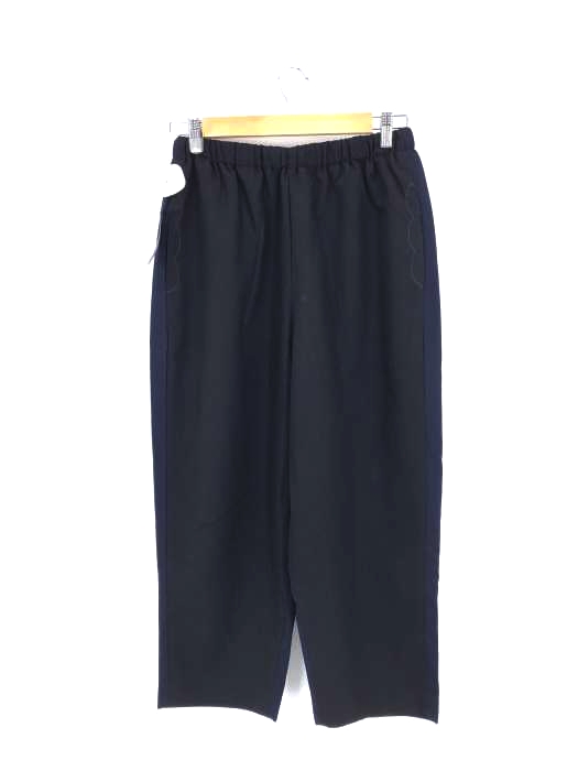 nop de nod(ノップデノッド) ストレッチクロップドバイカラーパンツ レディース JPN：M
