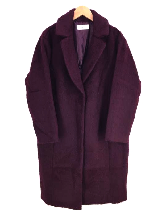 SLY(スライ) SHAGGY CHECK OVER COAT レディース  1