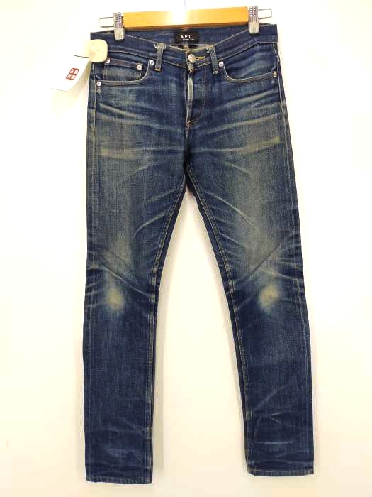 アーペーセー A.P.C. RUE MADAME PARIS petil STANDARD ボタンフライデニム レディース US：26-27