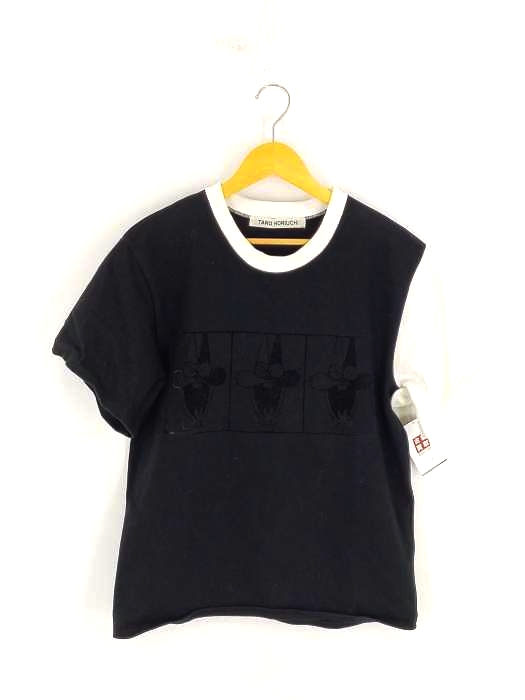TARO HORIUCHI(タロウホリウチ) テヅカフジオ プリントTシャツ メンズ JPN：4